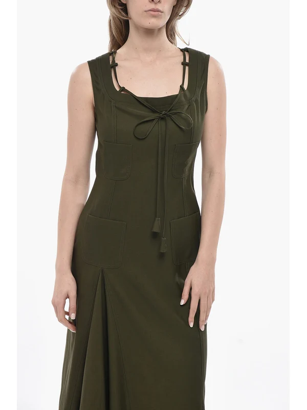 Gucci Green Midi Dress - Image 5