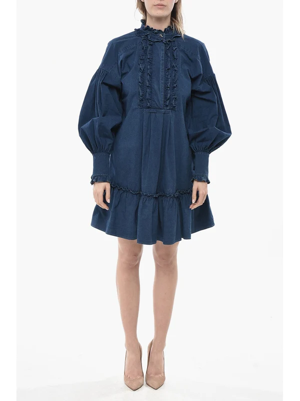 Valentino Blue Mini Dress - Image 2