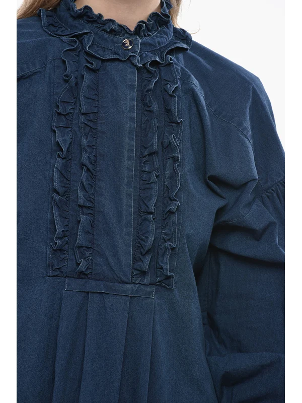 Valentino Blue Mini Dress - Image 4