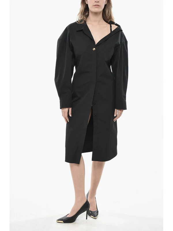 Jacquemus Black Midi Dress - Image 2