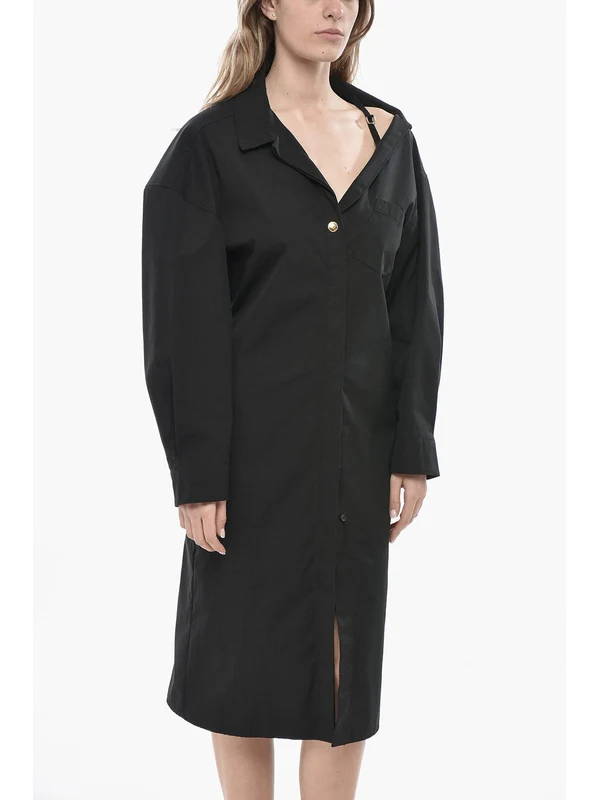 Jacquemus Black Midi Dress - Image 5