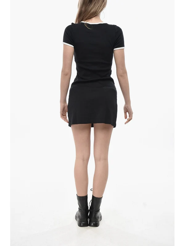 Courrèges Black Mini Dress - Image 3