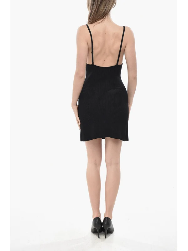 Courrèges Black Mini Dress - Image 3