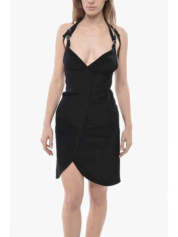 Courrèges Black Mini Dress - Image 5