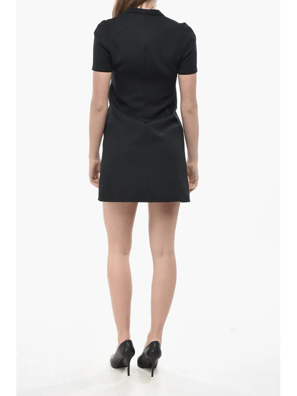 Courrèges Black Mini Dress - Image 3