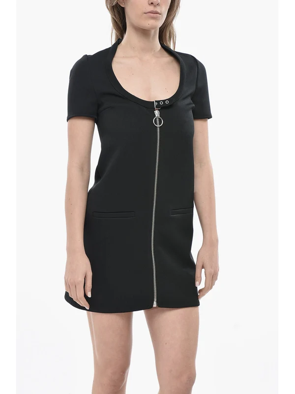 Courrèges Black Mini Dress - Image 5