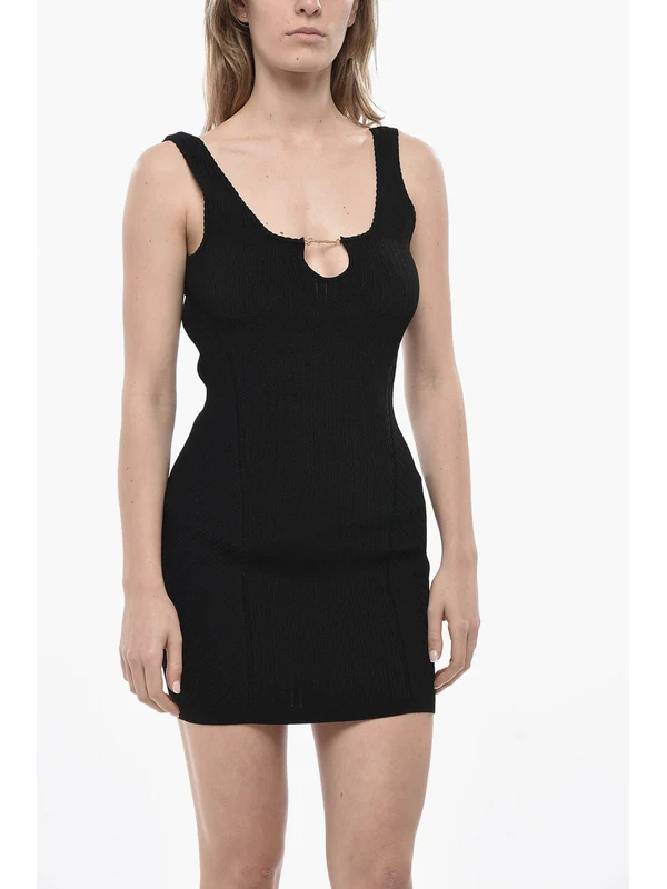 Jacquemus Black Mini Dress - Image 5