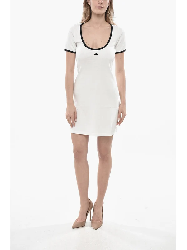 Courrèges White Mini Dress - Image 2