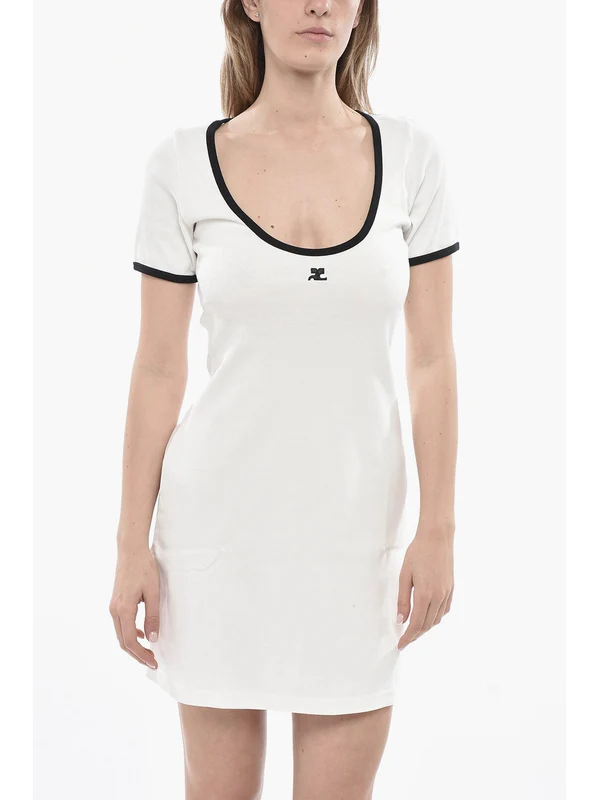 Courrèges White Mini Dress - Image 5