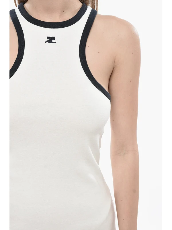 Courrèges White Mini Dress - Image 4
