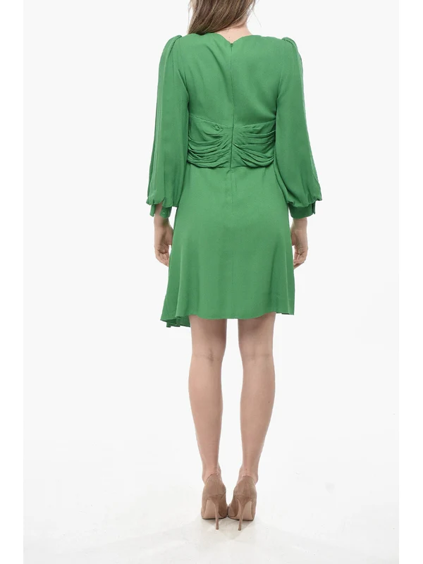 Celine Green Mini Dress - Image 3