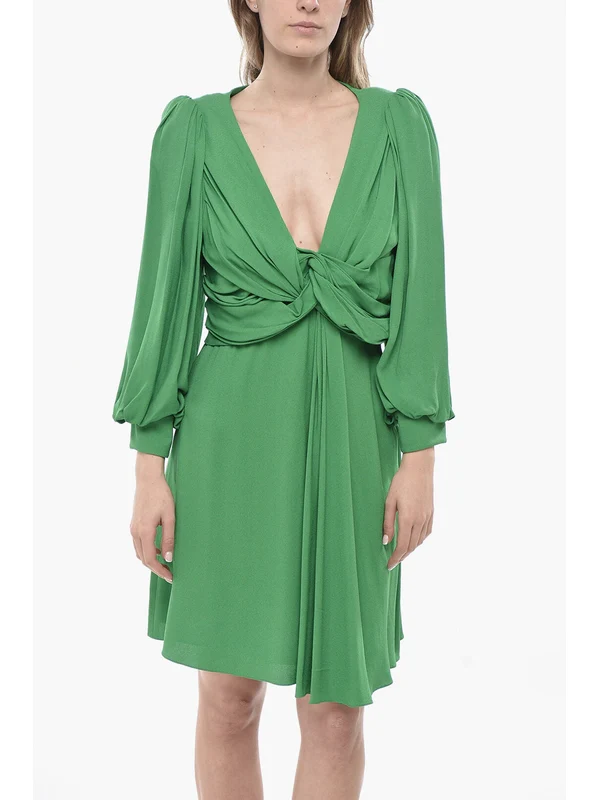Celine Green Mini Dress - Image 5