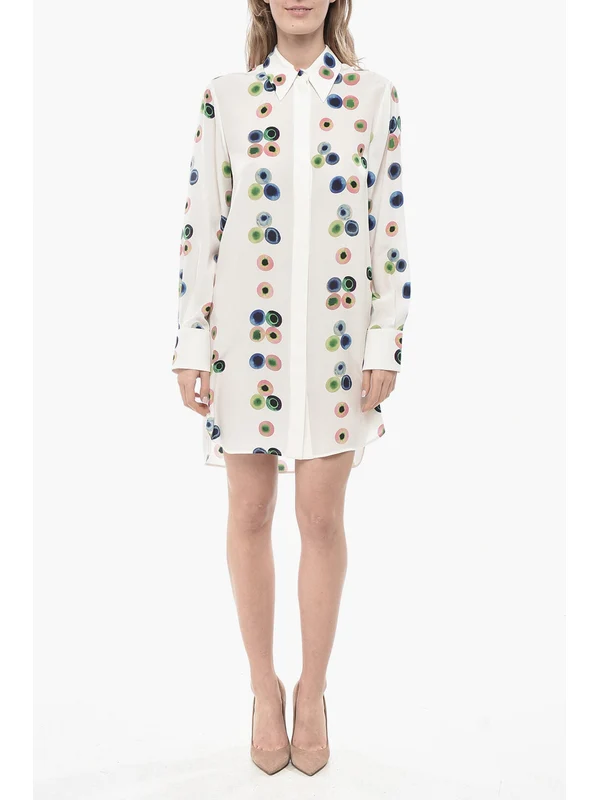 Chloe White Mini Dress - Image 2