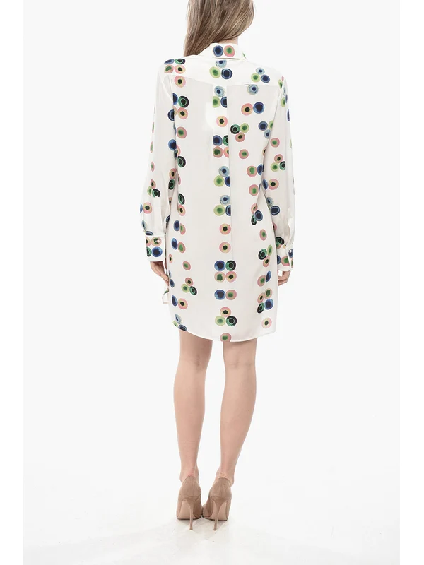 Chloe White Mini Dress - Image 3