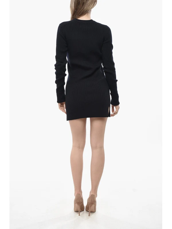 Isabel Marant Navy Mini Dress - Image 3