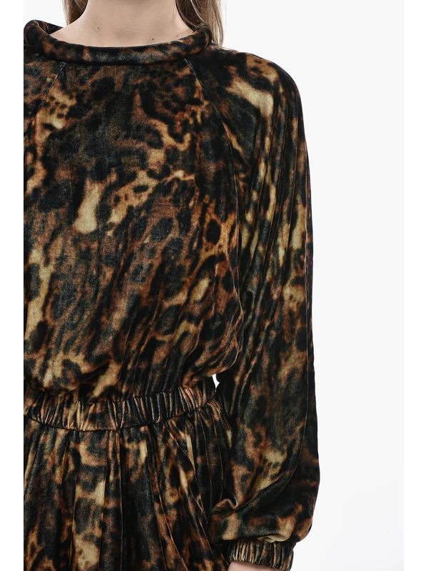 Isabel Marant Leopard Mini Dress - Image 4