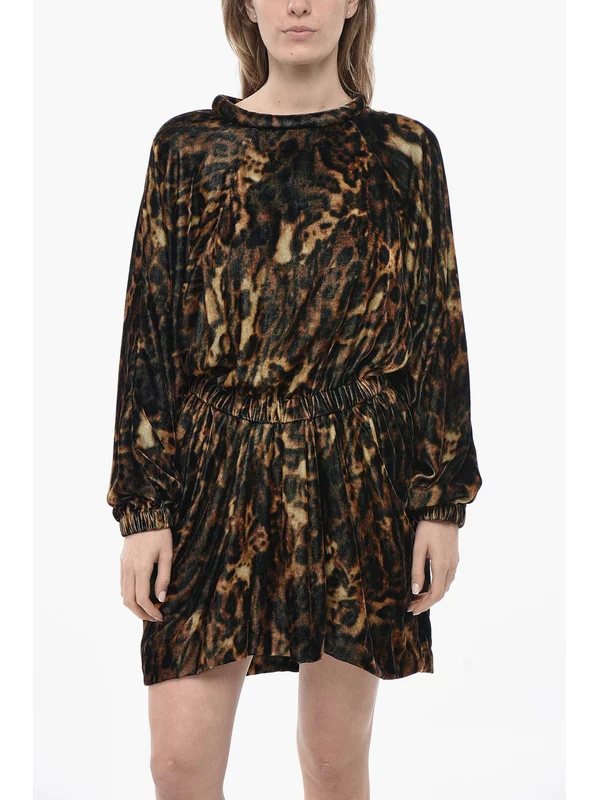 Isabel Marant Leopard Mini Dress - Image 5
