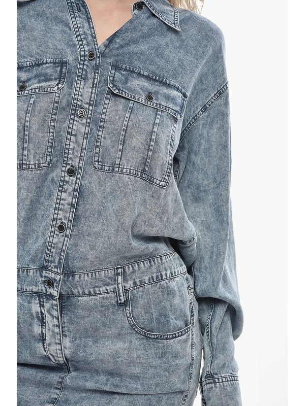 Isabel Marant Blue Mini Dress - Image 4