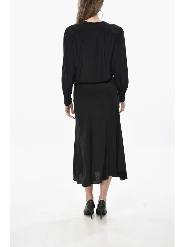Isabel Marant Black Midi Dress - Image 3