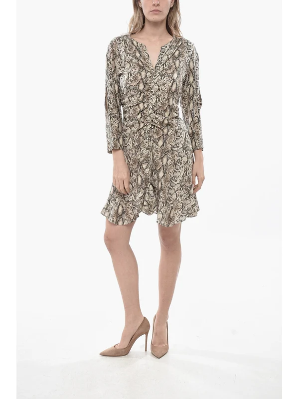 Isabel Marant Animal Pattern Mini Dress - Image 2