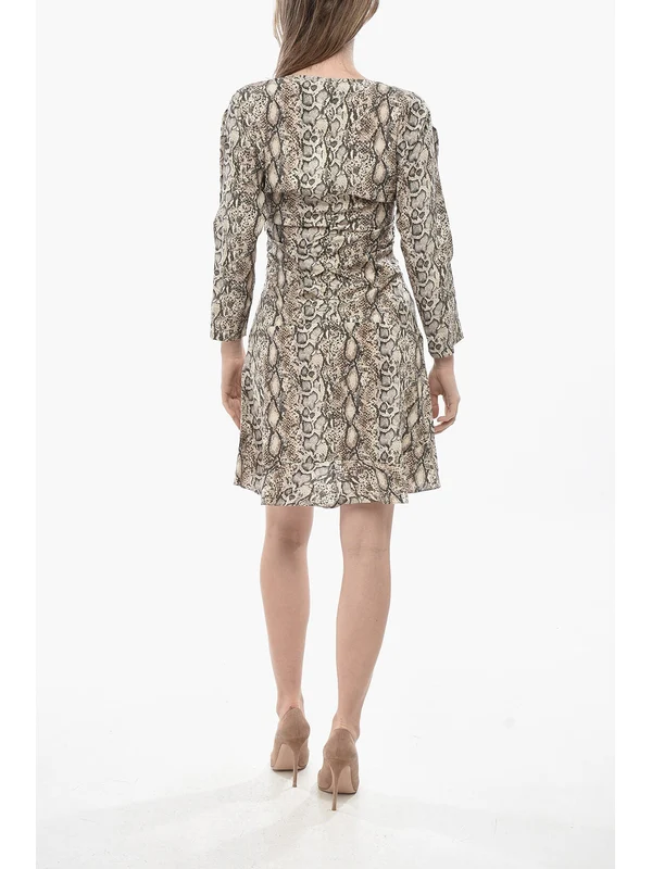 Isabel Marant Animal Pattern Mini Dress - Image 3