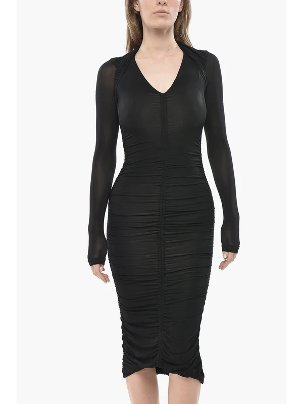 Isabel Marant Black Midi Dress - Image 5