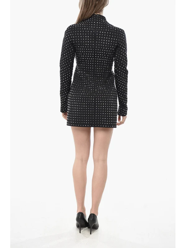 Max Mara Black Mini Dress - Image 3