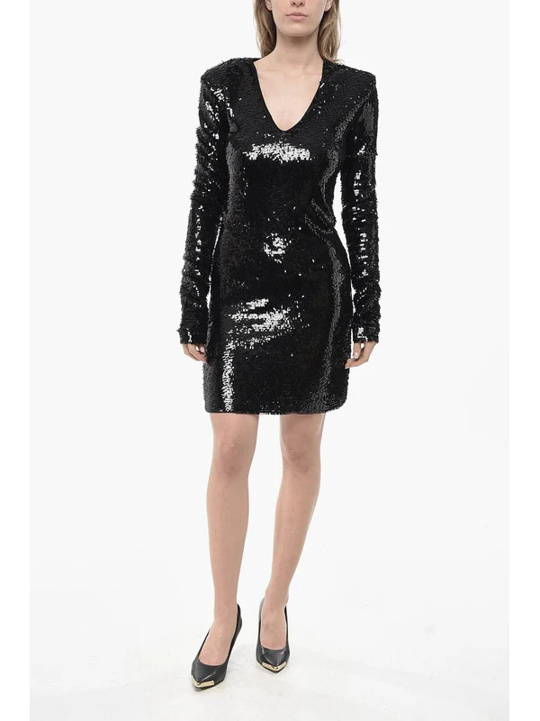 Max Mara Black Mini Dress - Image 2