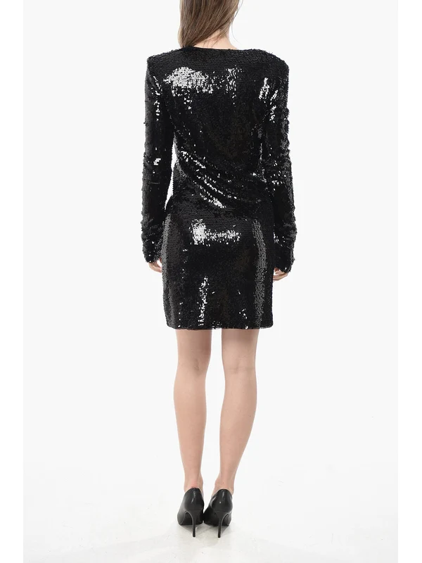 Max Mara Black Mini Dress - Image 3