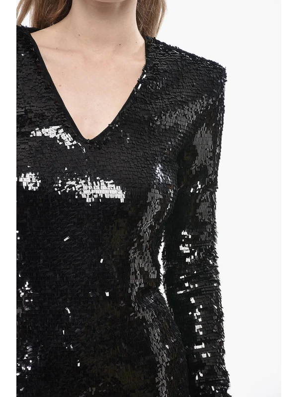 Max Mara Black Mini Dress - Image 4