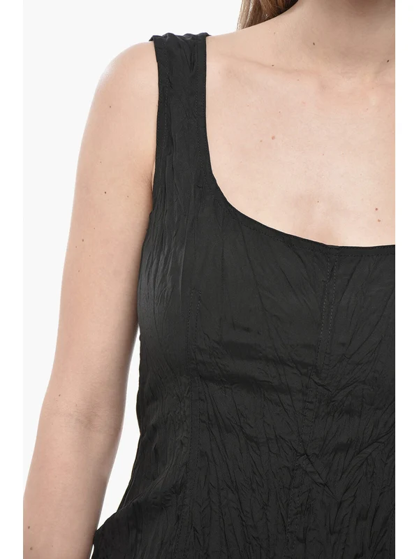 Bottega Veneta Black Midi Dress - Image 4