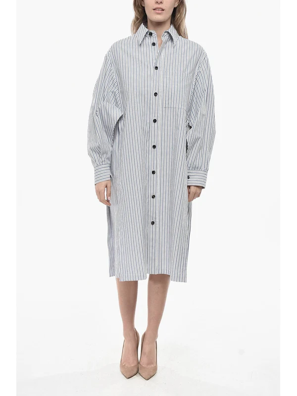 Bottega Veneta Blue Midi Dress - Image 2
