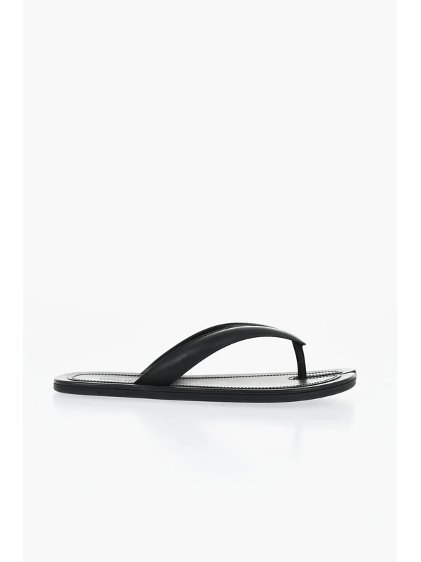 Maison Margiela Black Flip Flops - Image 4