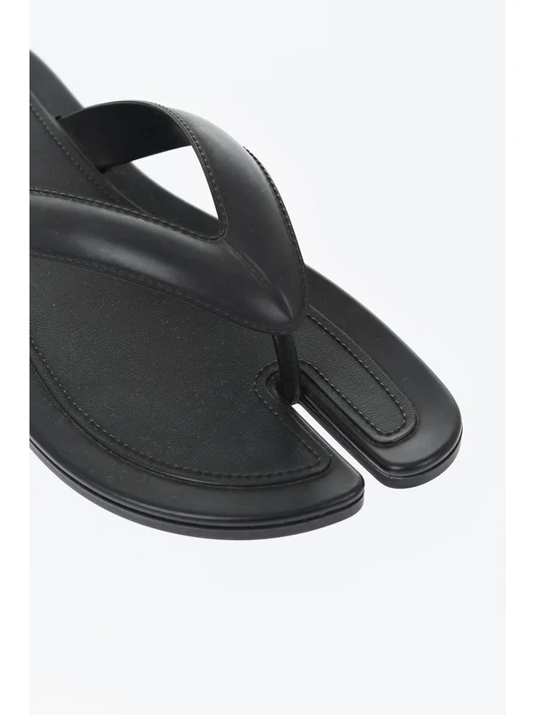 Maison Margiela Black Flip Flops - Image 5