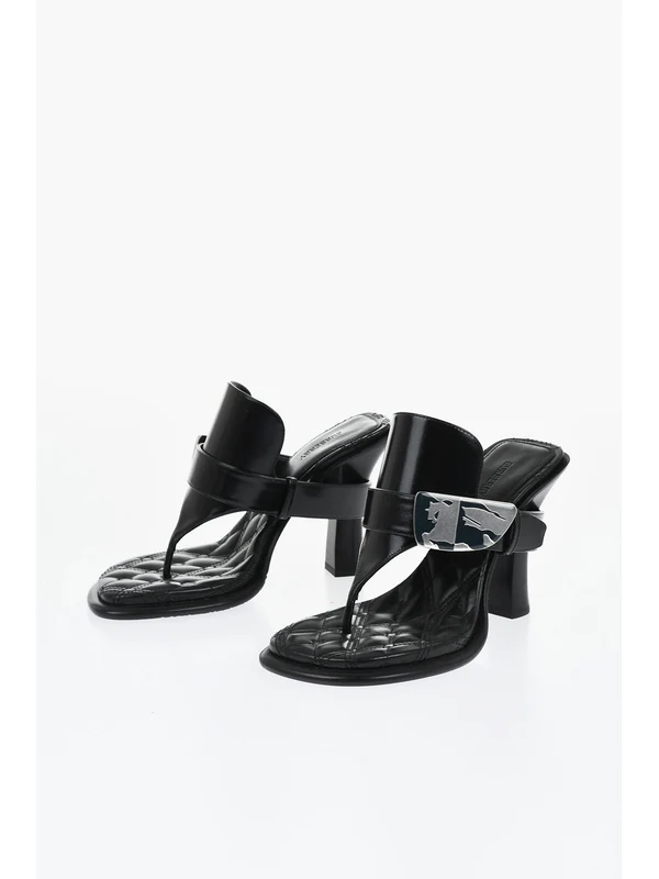 Burberry Black Sandal Heels - Image 2