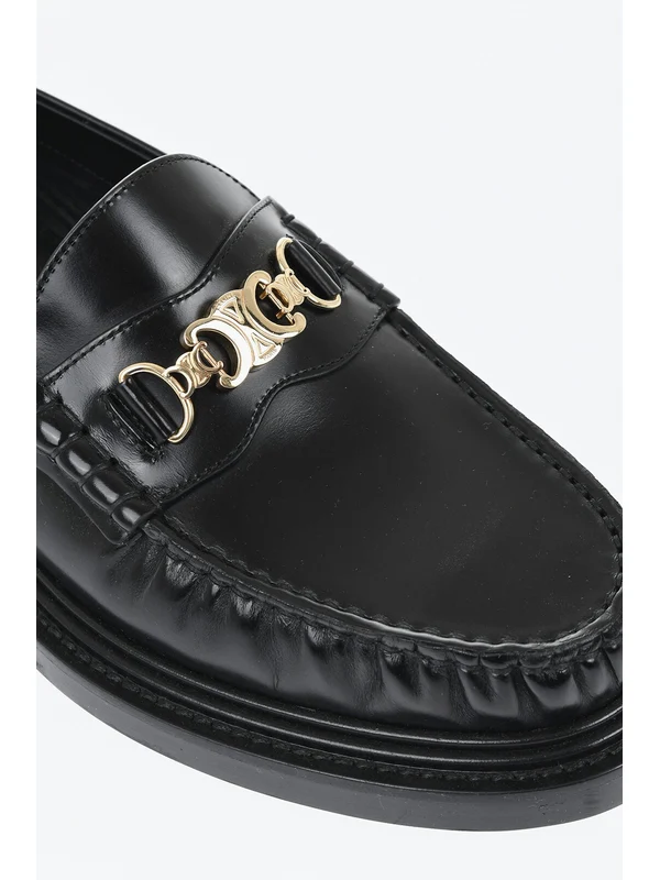 Celine Black Loafers - Image 5