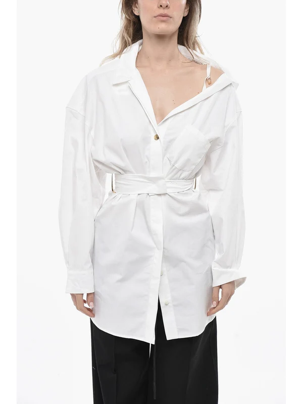 Jacquemus White Mini Dress - Image 2