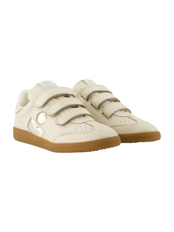 Isabel Marant Beige Low Top Sneakers - Image 2