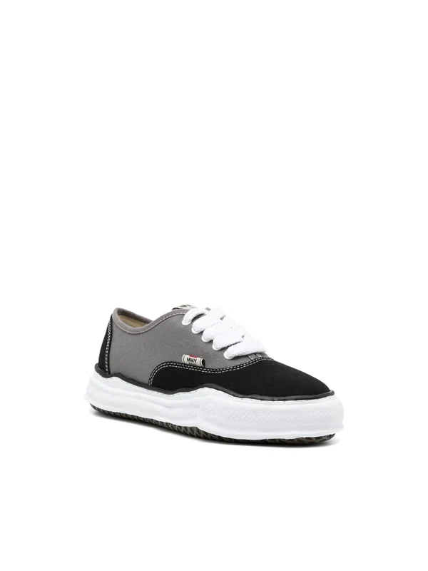 Maison Mihara Yasuhiro Black Grey Low Top Sneakers - Image 2
