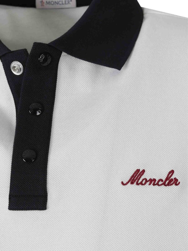 Moncler White Polo Shirts - Image 2