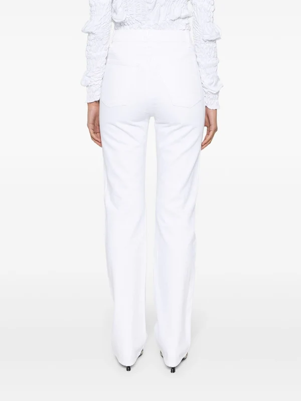 Khaite White Denim Pants - Image 3