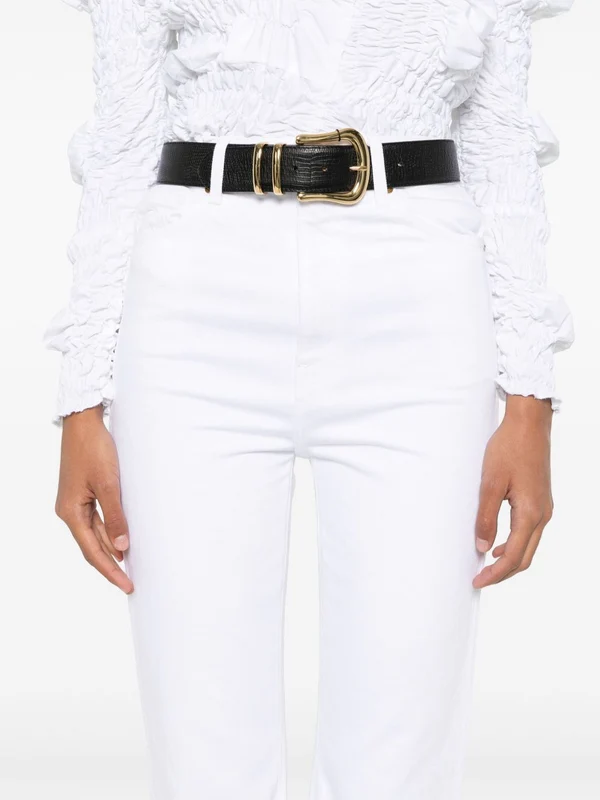 Khaite White Denim Pants - Image 4