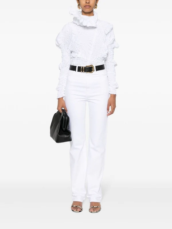 Khaite White Denim Pants - Image 5