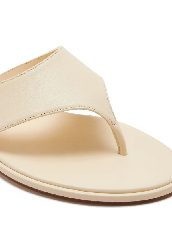Aeyde Beige Flip Flops - Image 3