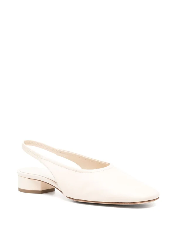 Aeyde White Flat Shoes - Image 2
