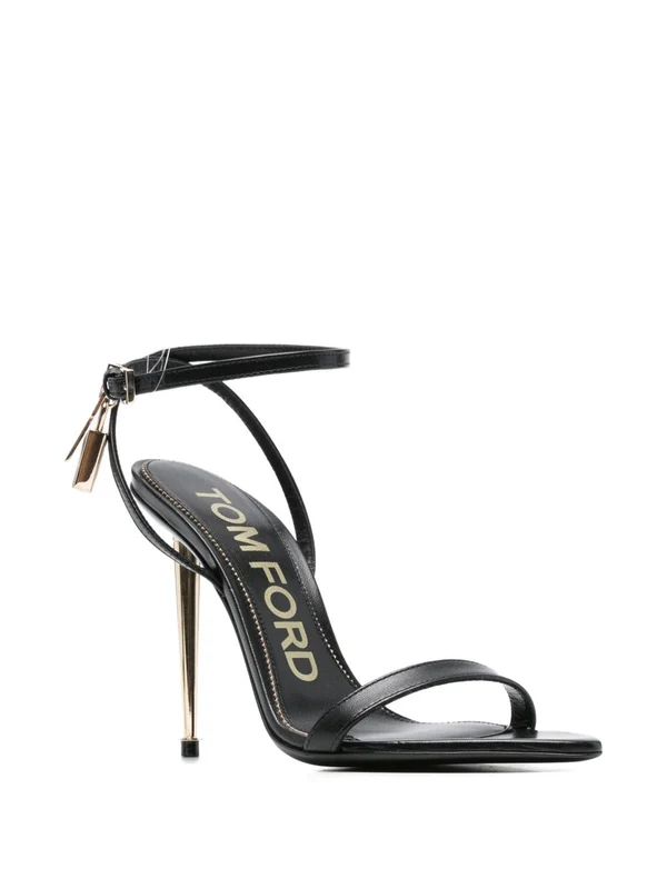 Tom Ford Black Sandal Heels - Image 3