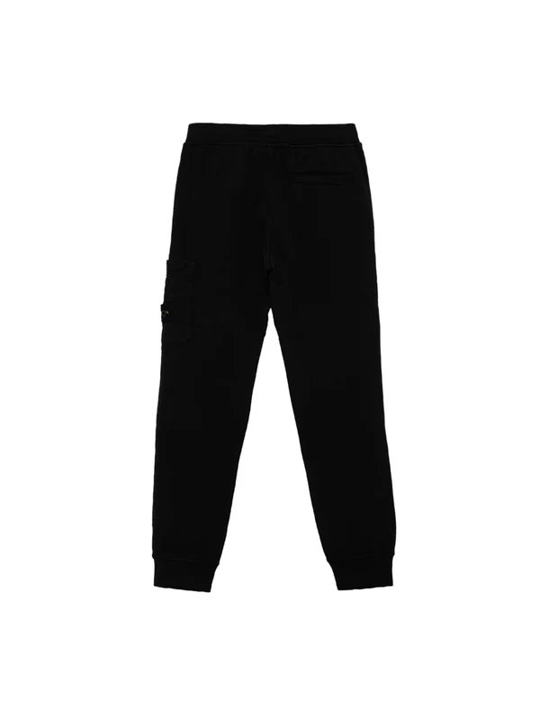 Stone Island Kids Black Casual Pants - Image 2