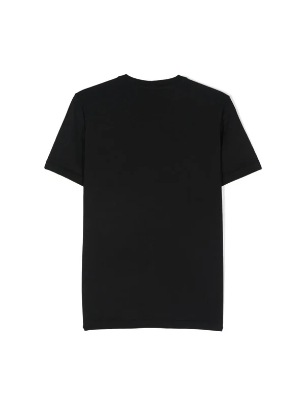 Stone Island Kids Black Half Sleeve - Image 2