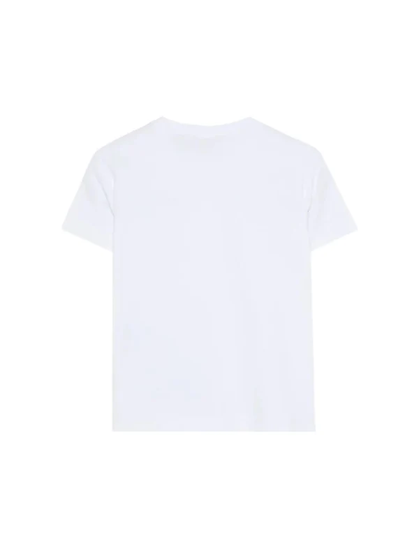 Stone Island Kids White Half Sleeve - Image 2