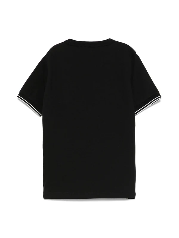 Stone Island Kids Black Half Sleeve - Image 2